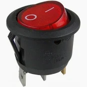 CHAVE GANGORRA 3POLOS 6A 220 A 250V VERMELHO ILVM36220 MARGIRIUS°°