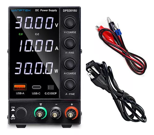 FONTE DE BANCADA AJUSTÁVEL WANPTEK 30V 10A ILMFBA30 WANPTEK°°