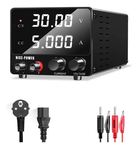 MINI FONTE DE ALIMENTAÇÃO DE BANCADA 30V 5A REGULÁVEL 150W WANPTEK°°