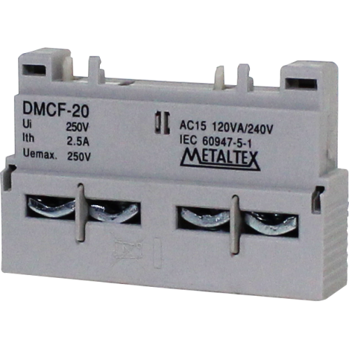 CONTATO AUXILIAR FRONTAL 2NA DM3CF-20 METALTEX°°