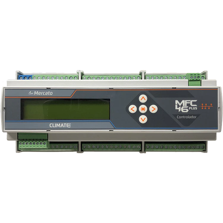 CONTROLADOR CONFIGURÁVEL PARA UNIDADES DE TRATAMENTO DE AR MODBUS E BACNET MFC46-PLUS MERCATO AUTOMAÇÃO°°
