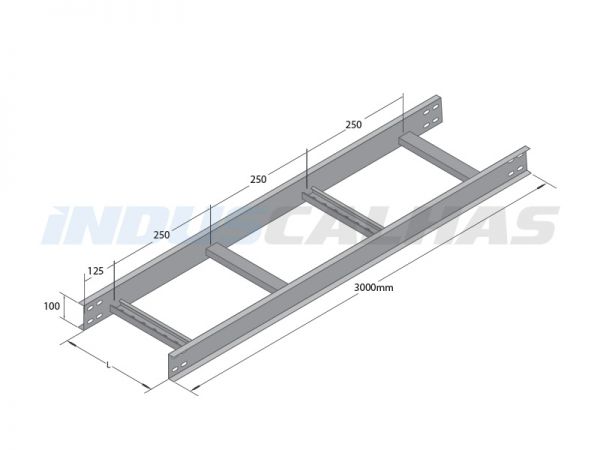 LEITO PESADO 38X38MM. ABA EXT. 19MMXT.25X100X100X3000MM#14 #16PZ ILLEIT3838 PERFIL LÍDER°°
