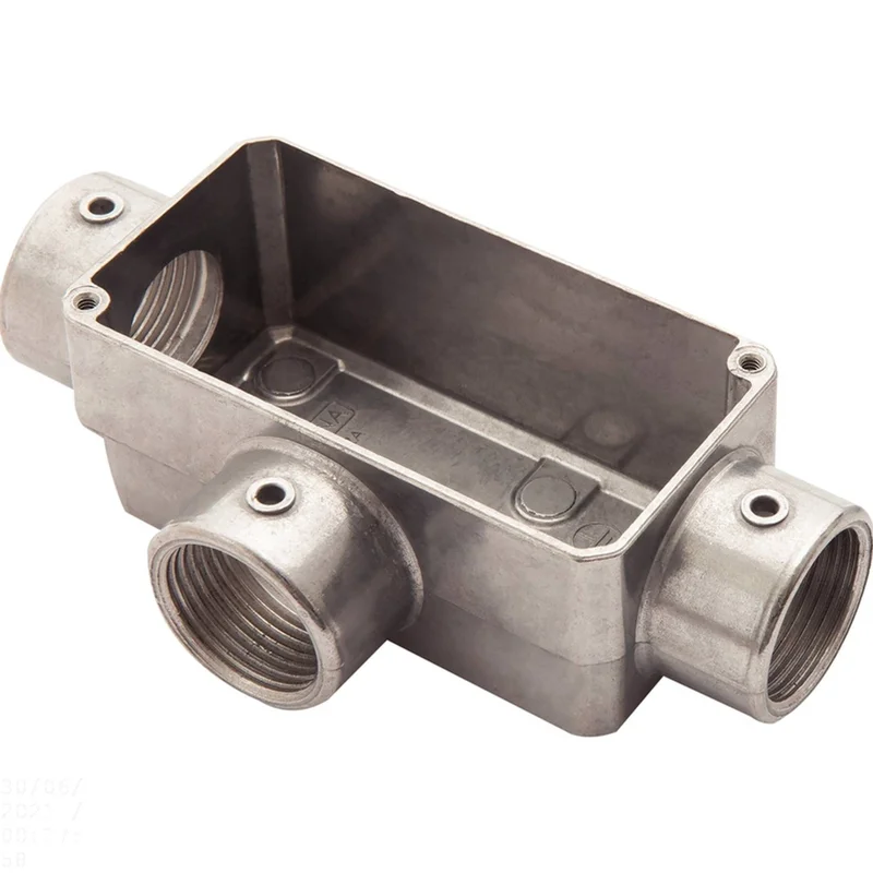 CONDULETE TIPO T 1" FIXO TRAMONTINA SEM TAMPA COM ROSCA BSP E SEM PINTURA 56106303 TRAMONTINA°°