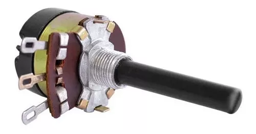 POTENCIOMETRO 4K7 LINEAR C/CHAVE 23MM METALTEX°°