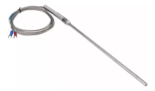 TERMOPAR TIPO K 200MM DE 0 - 600° CABO 2 METROS METALTEX°°