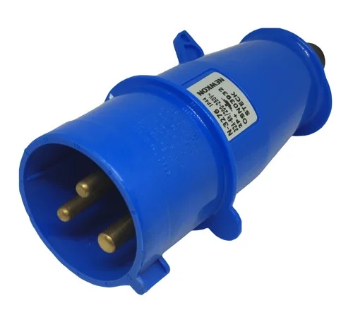 PLUGUE IND MOV MACHO 2P+T 32A 200-250V AZ N3276 STECK°°