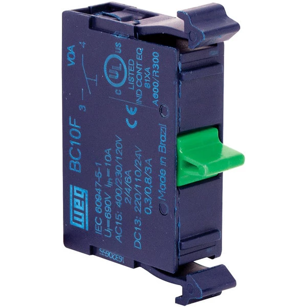 BLOCO CONTATO 1NA CSW BC10FCSW 12891184 WEG CONTROLS WEG°°