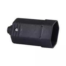 PLUGUE FEMEA COM 3 PINOS 10A PRETO MARGIRIUS°°