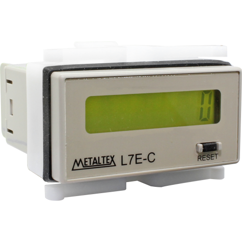 CONTADOR DIGITAL 8 DIGITOS C/ BACKLIGHT -24-240VCA/CC L7E-CM-B METALTEX°°