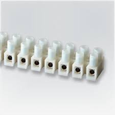 BORNE COM LAMINA BRANCO 2,5 MM² PA8HDS ELETROKIT°°