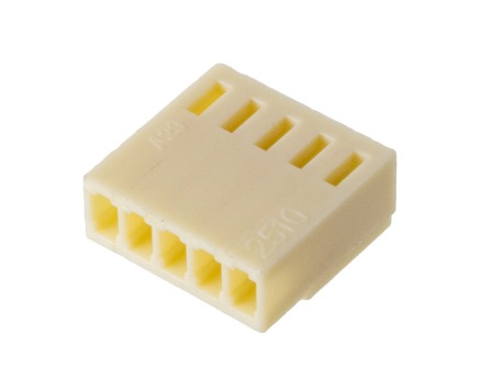 PCF2-05 CONECTOR FÊMEA PARA CABO, 5 VIAS, PASSO 2,54MM (USAR O TEMINAL FÊMEA - PCT2)°°