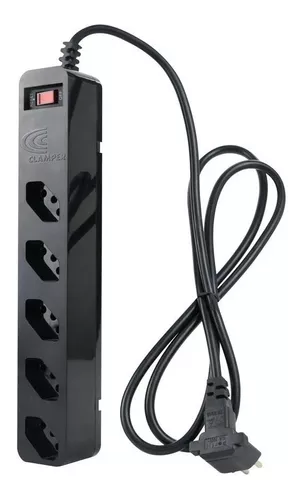 FILTRO DE LINHA COM DPS ICLAMPER ENERGIA 5 TOMADAS CLAMPER°°