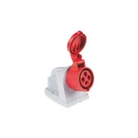 TOMADA DE SOBREPOR INDUSTRIAL 3P+T 32 A 380-415 VCA 6 H TRAMONTINA 56255338 TRAMONTINA °°