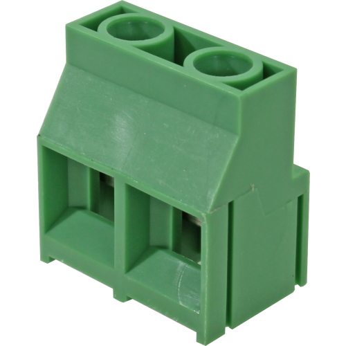 BR1102V BORNE MODULAR PARA PCI, 2 VIAS, PASSO 9,5MM, ALTURA DE 21,0MM, VERDE  METALTEX°°