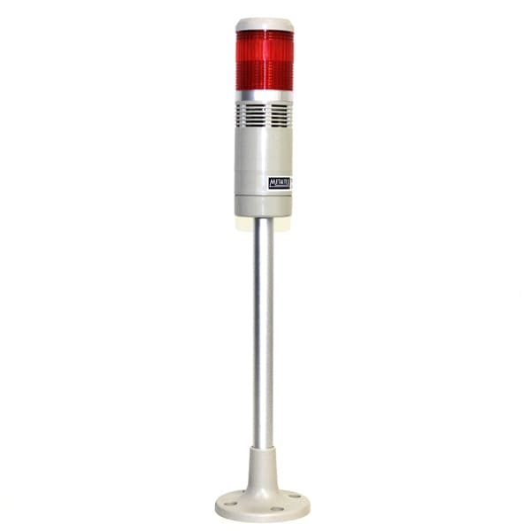 SINALIZADOR TORRE 60MM CONT/ FLK, BUZZER, 24V -VM TPSS6-71R METALTEX°°