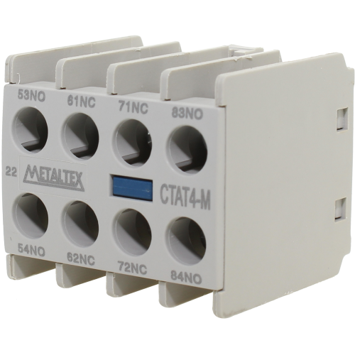 CTAT4-22M CONTATO AUXILIAR FRONTAL 2NA+2NF P/CTM6 A 16  METALTEX°°
