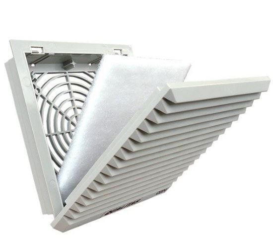GRELHA DE EMBUTIR MOD 804 PARA MICROVENTILADOR 150MM COM FILTRO METALTEX°°