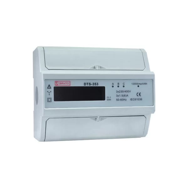 MEDIDOR DE ENERGIA (KWH) DTS353-TC TRIFÁSICO 220/380V - MEDIÇÃO POR TRANSFORMADOR DE CORRENTE DE 600/5A SIBRATEC°°