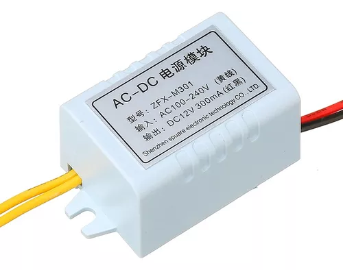 CONVERSOR 12V 300MA AC/DC 100>240V