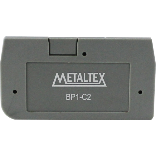 BP1-C2 CAPA P/ CONECTOR 1,5MM² - 2VIAS - CINZA  METALTEX°°