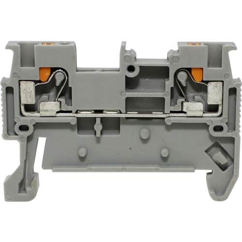 CONECTOR PASSAGEM PUSH-IN 1,5MM² - 2 VIAS - CINZA BP1-F2C METALTEX°°