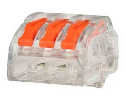 CONECTOR ILUMINAÇÃO INCOLOR 3 VIAS 4,0 MM²  PC623 PCSUN°°
