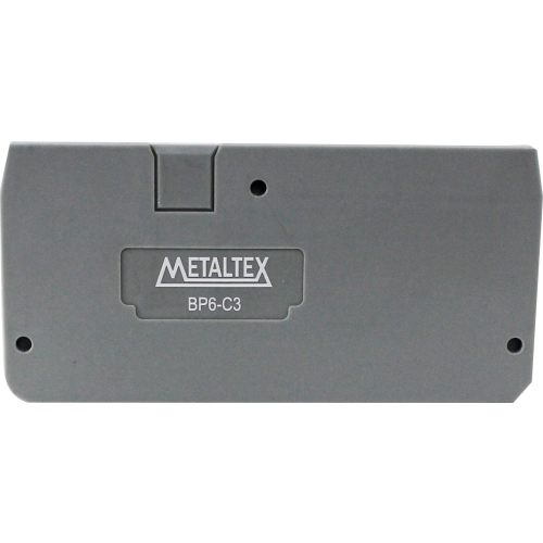 BP6-C3 CAPA P/ CONECTOR 6MM² - 3 VIAS - CINZA METALTEX°°