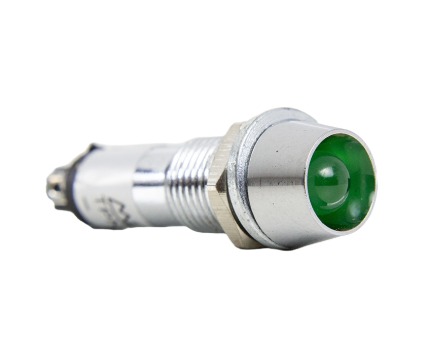 TPN-089LG INDICADOR LED 8MM - 12V VERDE COMEP°°