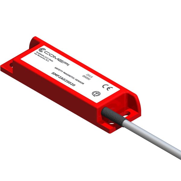 SENSOR MAGNÉTICO DE SEGURANÇA - 2NF - CABO 2M DIREITA SMP2A02S020 COMEP°°