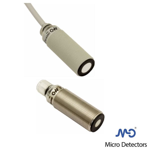 SENSOR ULTRASSONICOM18 DIFUSO-DIST. SENSORA D 80 A 1200MM-SAÍDA NA/NF PNP-CILINDRICO PLASTICO UK6D/HP-0AUL DATASENSING°°
