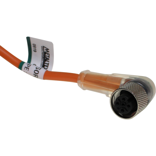 K12-A-5M-LP CABO C/ CONECTOR M12 90º 4 PINOS-LED PNP - 5M METALTEX °°