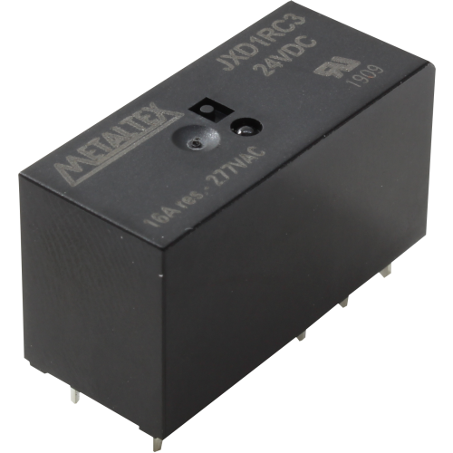 JXD1RC3 RELE MINIATURA -1 CONTATO REVERSÍVEL 16A - BOBINA 24VCC METALTEX°°