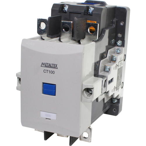 CT100-E5-322 CONTATOR TRIPOLAR 105A/AC3 BOB: 110VCA AUX: 2NA+2NF METALTEX°°