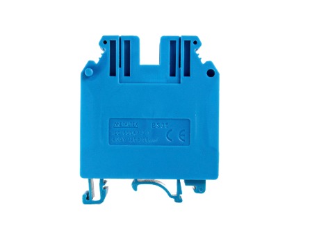 BS35A1 BORNE DE PASSAGEM AZUL 35MM² - CONEXÃO POR PARAFUSO METALTEX°°