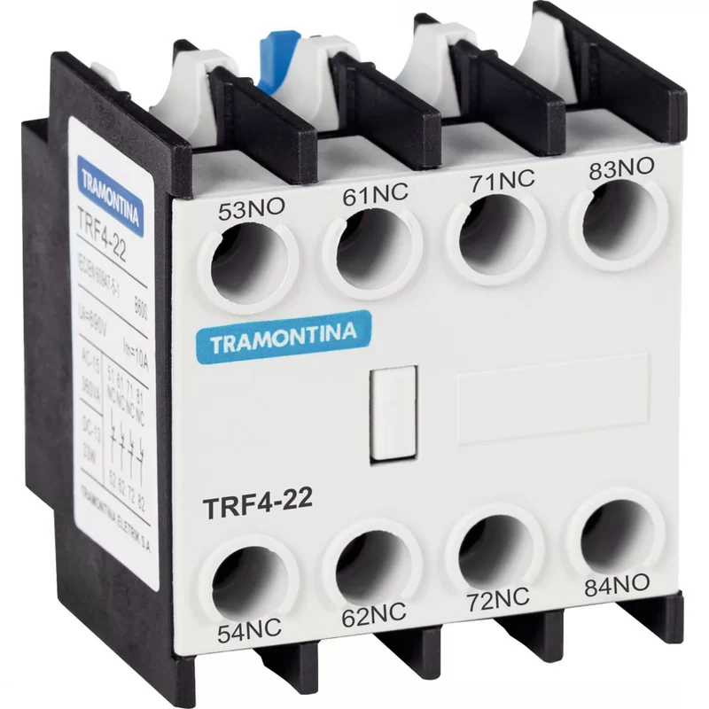 CONTATO AUXILIAR FRONTAL PARA CONTATO TRAMONTINA TRF4-22 2NA+2NF TRAMONTINA°°