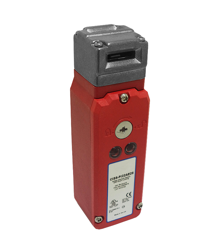 CHAVE DE INTERTRAVAMENTO DE SEGURANÇA PLÁSTICA CZS-22 - 2NF+2NA COM SOLENÓIDE 24VCA/VCC SIBRATEC°°