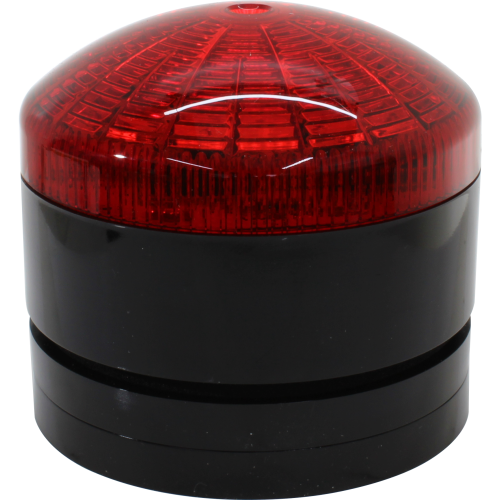 STX-24DA-R INDICADOR PULSANTE-LUZ XENON-DIÂMETRO 76MM ALIMENTAÇÃO 12-24VCA/CC-IP65-VERMELHA METALTEX°°