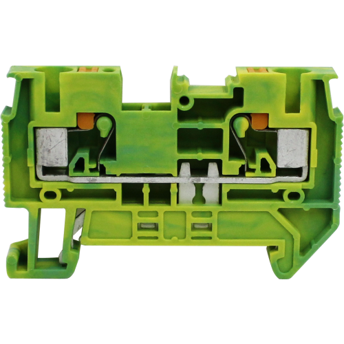 CONECTOR TERRA PUSH-IN 4MM² - 2 VIAS BP4-FT2 METALTEX°°