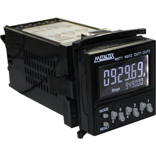 CONTADOR/TEMPORIZADOR/TACÔMETRO 6 DIGITOS 100-240VCA - 48X48MM CTHD6-AC METALTEX°°