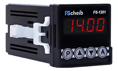 CONTADOR E TEMPORIZADOR INTEGRADOS 48X48 CORRENTE CONTÍNUA FS-1201 FSHEIB°°