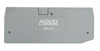 BP2-C4 CAPA P/ CONECTOR 2,5MM² - 4 VIAS - CINZA METALTEX°°