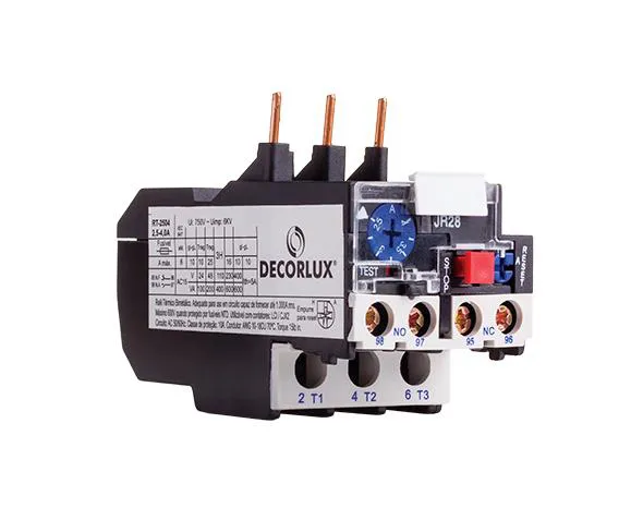 RELE DE PROTECAO TERMICO E SOBRECARGA, PLASTICO, 25A AJUSTE 17,025,0A, COR PRETO, (CX 1UN)