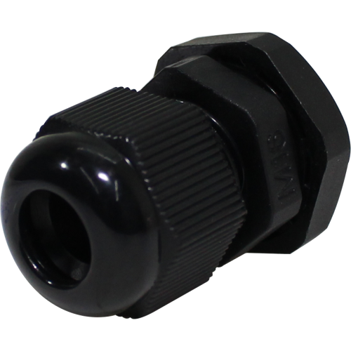 CH-M16-8-P PRENSA CABO M16 PRETO CABOS 4.8MM METALTEX°°