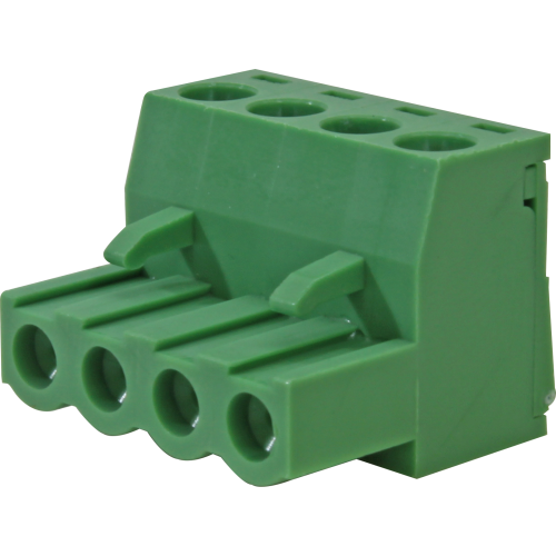 BR8F1-04 BORNE PLUG PARA CABO, 4 VIAS, PASSO 5,08MM, VERDE METALTEX°°