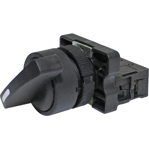 CHAVE SELETORA PLÁSTICA KNOB LONGO - 2 POS. FIXAS 90G - 1NA P20SLR2-B-1A METALTEX°°