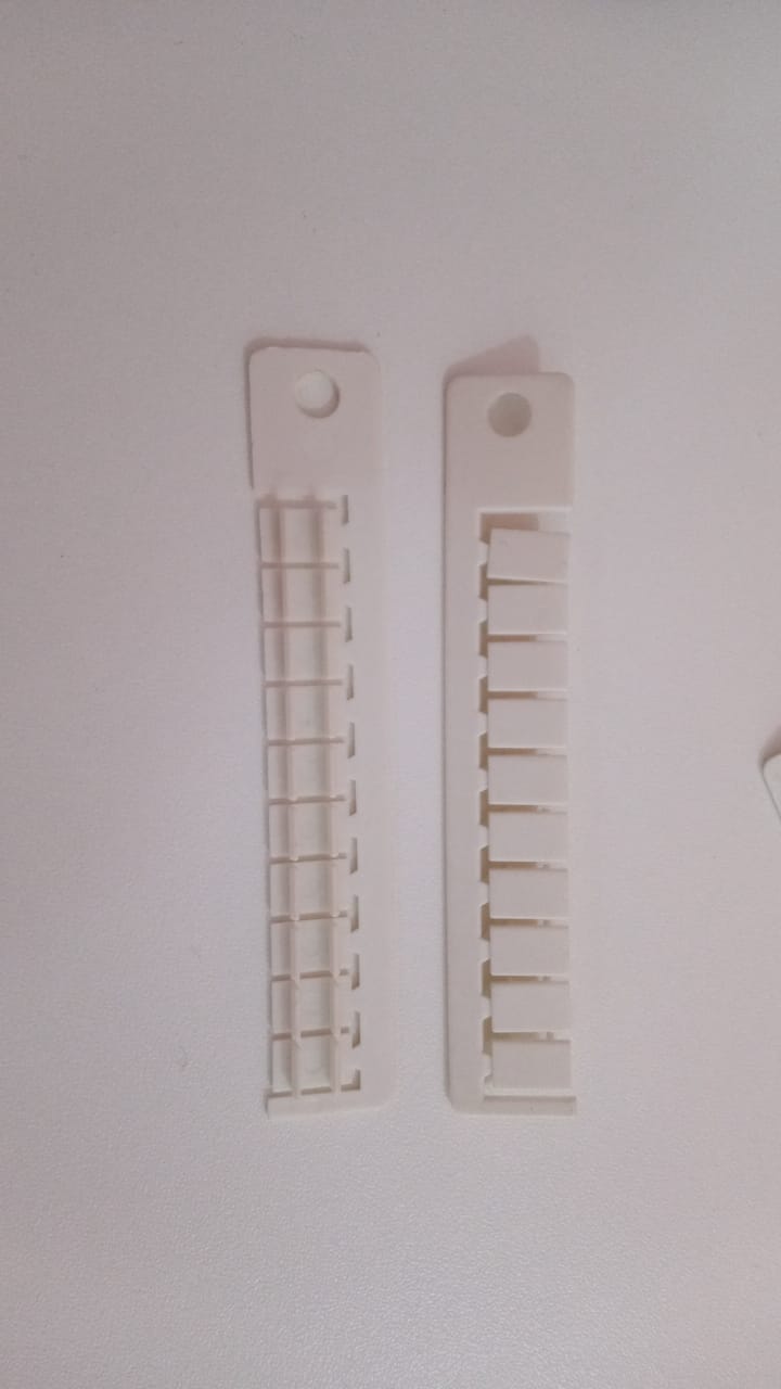 BS-AI2,5 CARTELA DE MARCADOR P/ BORNE BS2,5 - EM BRANCO METALTEX°°