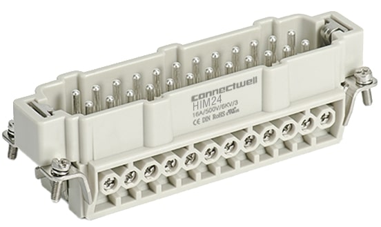INSERTO MACHO TOMADA MULTIPOLAR 24 POLOS HIM24 CONNECTWELL°°