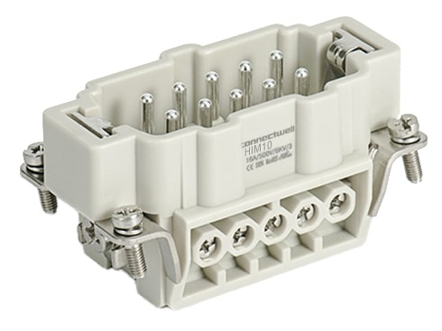 INSERTO MACHO TOMADA MULTIPOLAR 10 POLOS HIM10 CONNECTWELL°°
