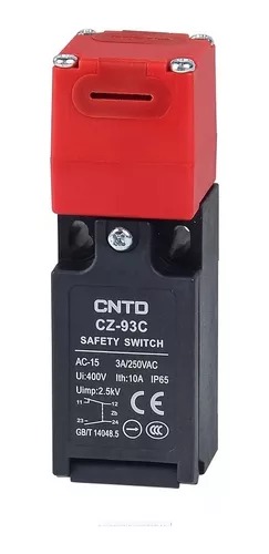 CHAVE DE SEGURANÇA 1NA+1NF-3A/240VCA - SEM ATUADOR CZ-93C CNTD°°