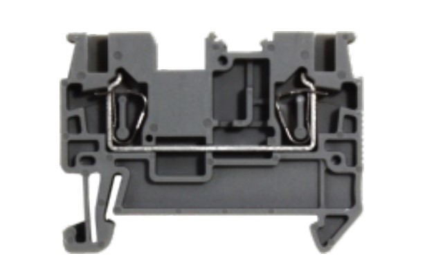 CONECTOR PASSAGEM MOLA 2,5MM² - FRONTAL 2 VIAS - AZUL BK2-F2A METALTEX °°
